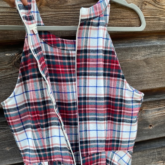 Copper Key Plaid Sleeveless Flannel Dress - Picture 8 of 9